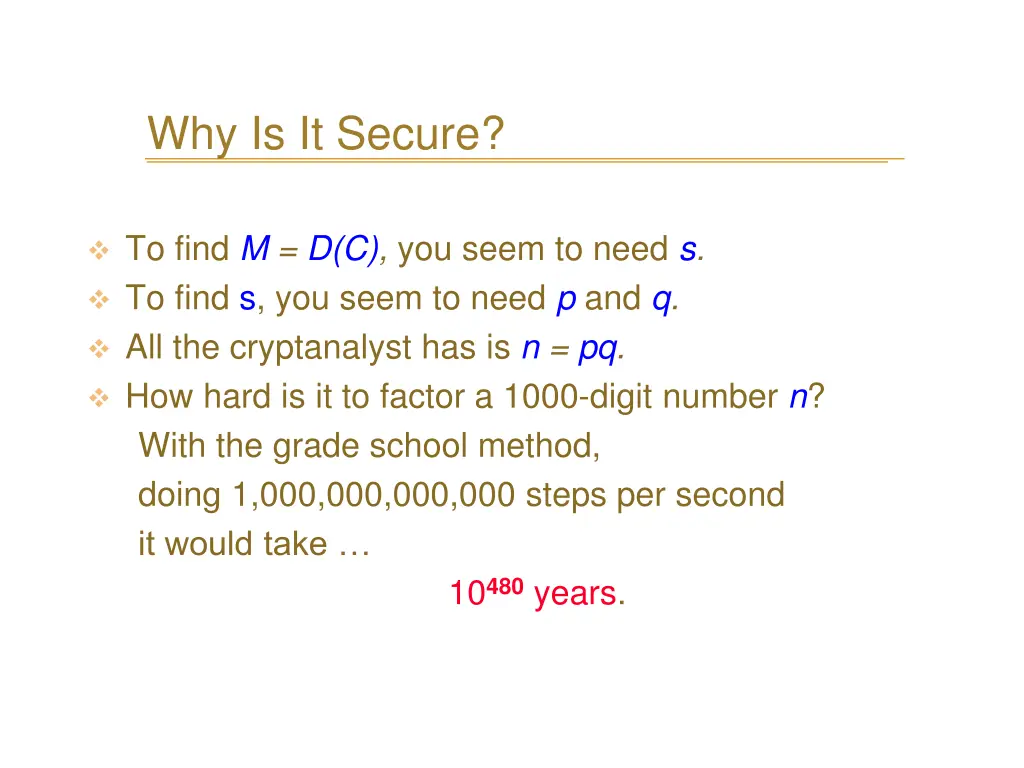 why is it secure