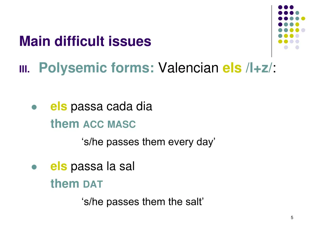 main difficult issues 2