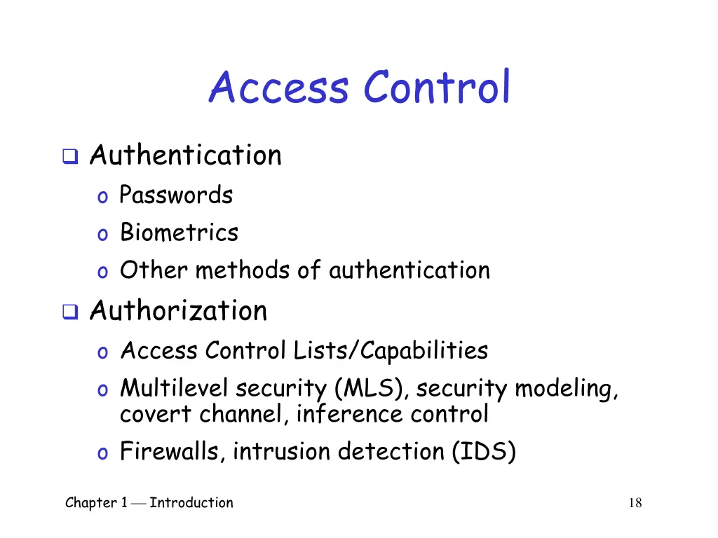 access control