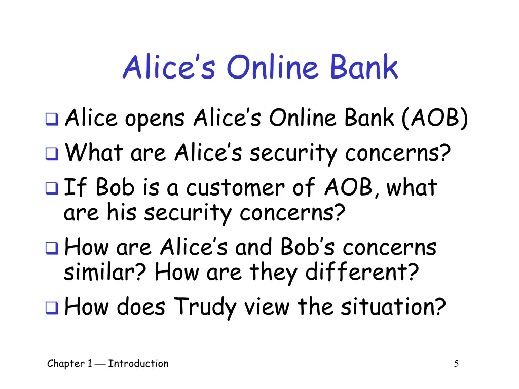 alice s online bank