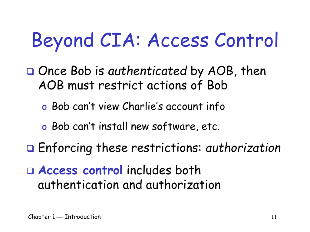 beyond cia access control