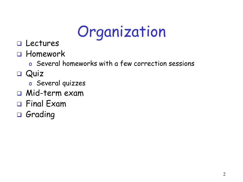 organization