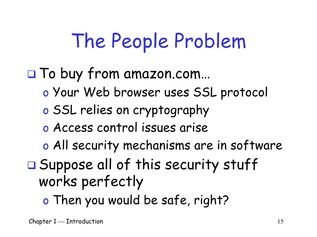 the people problem 1
