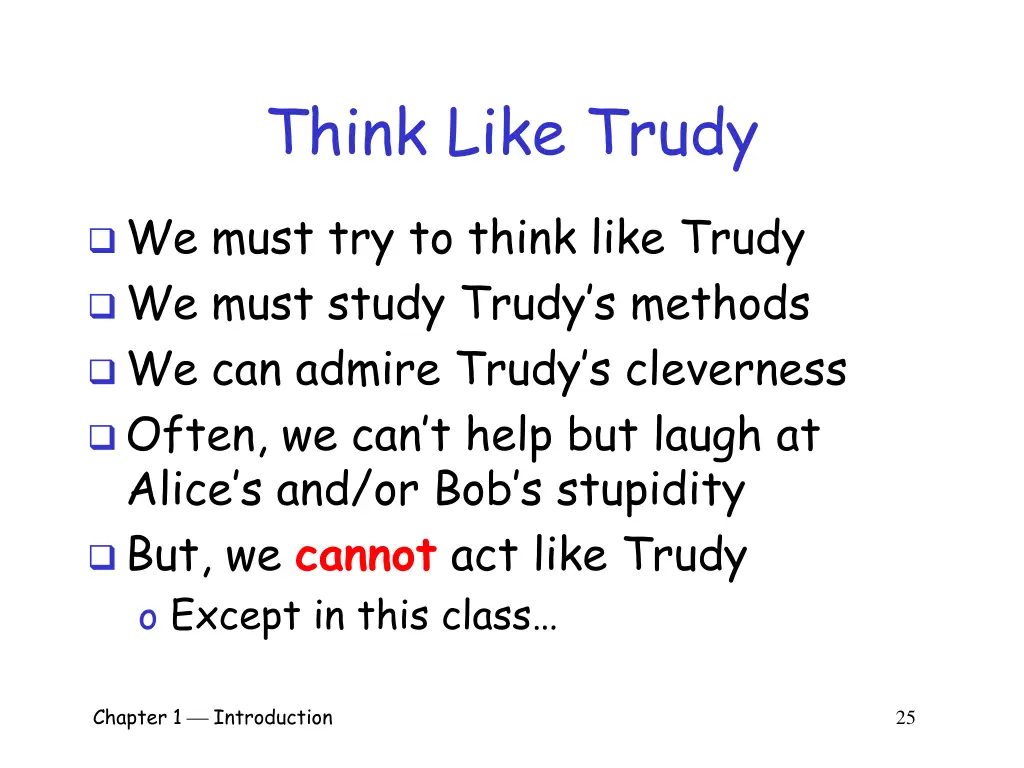 think like trudy 2