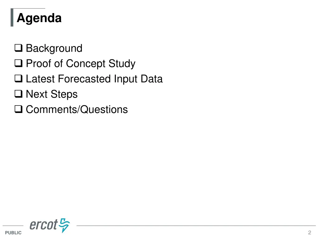 agenda