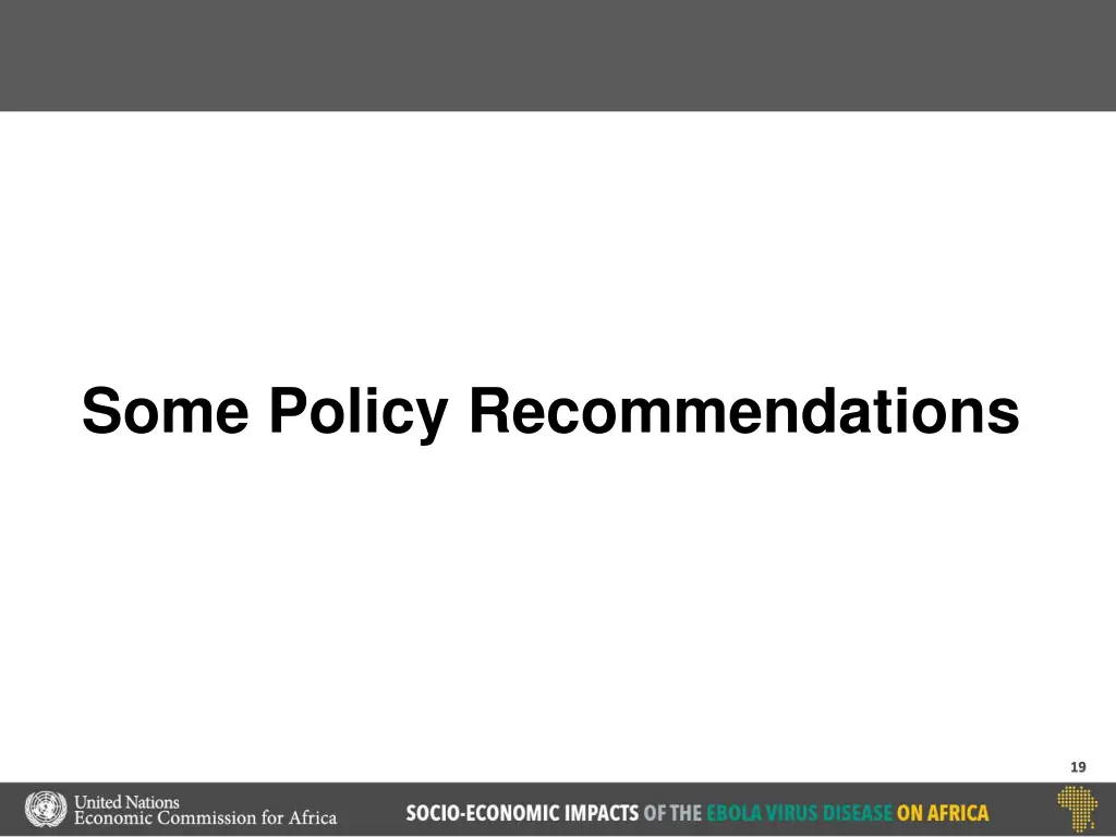 some policy recommendations