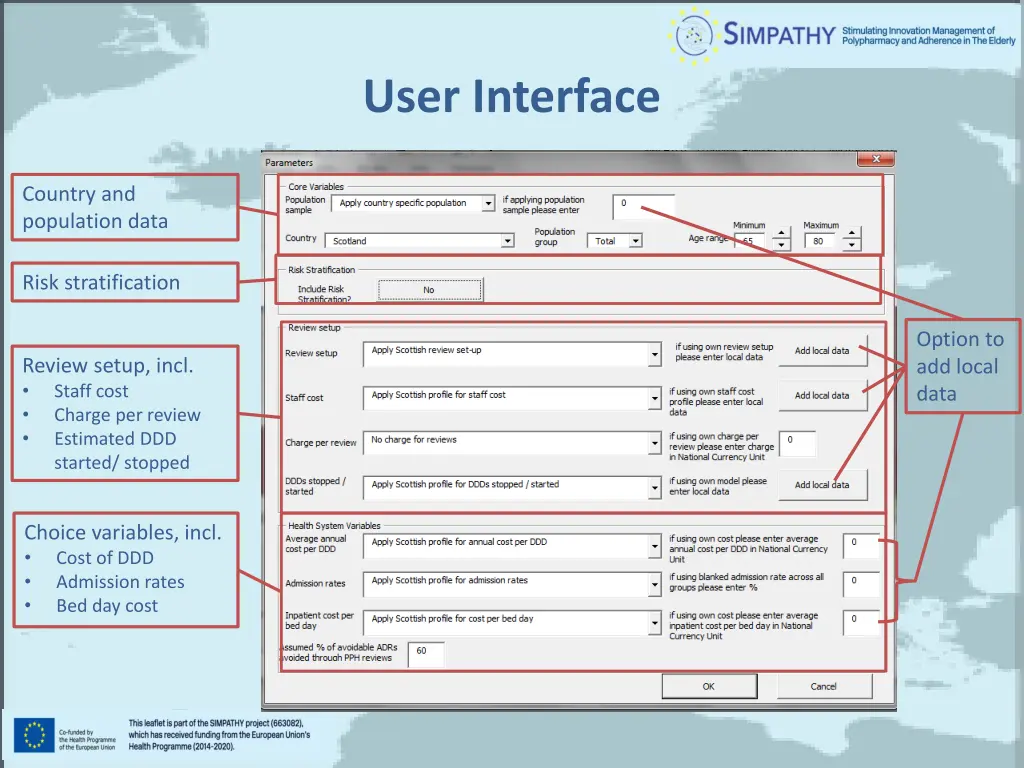 user interface