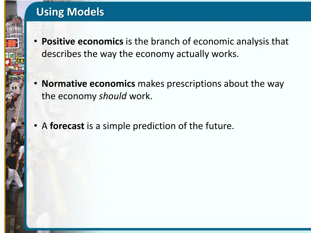 using models