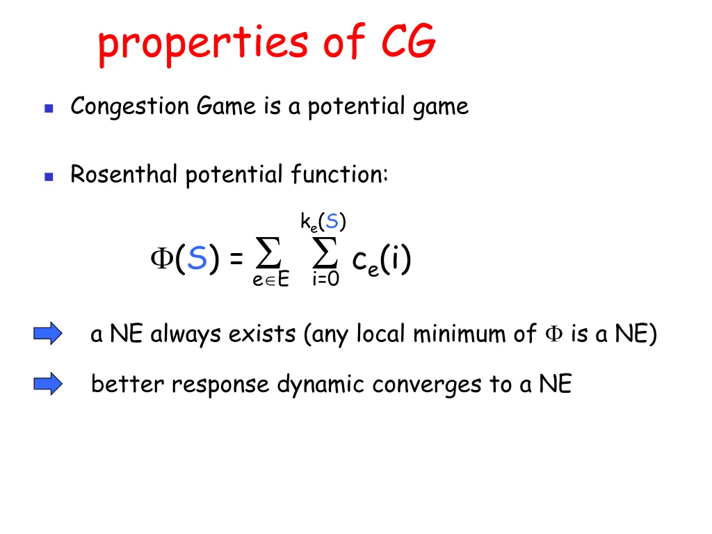 properties of cg