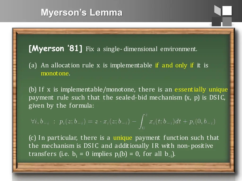 myerson s lemma