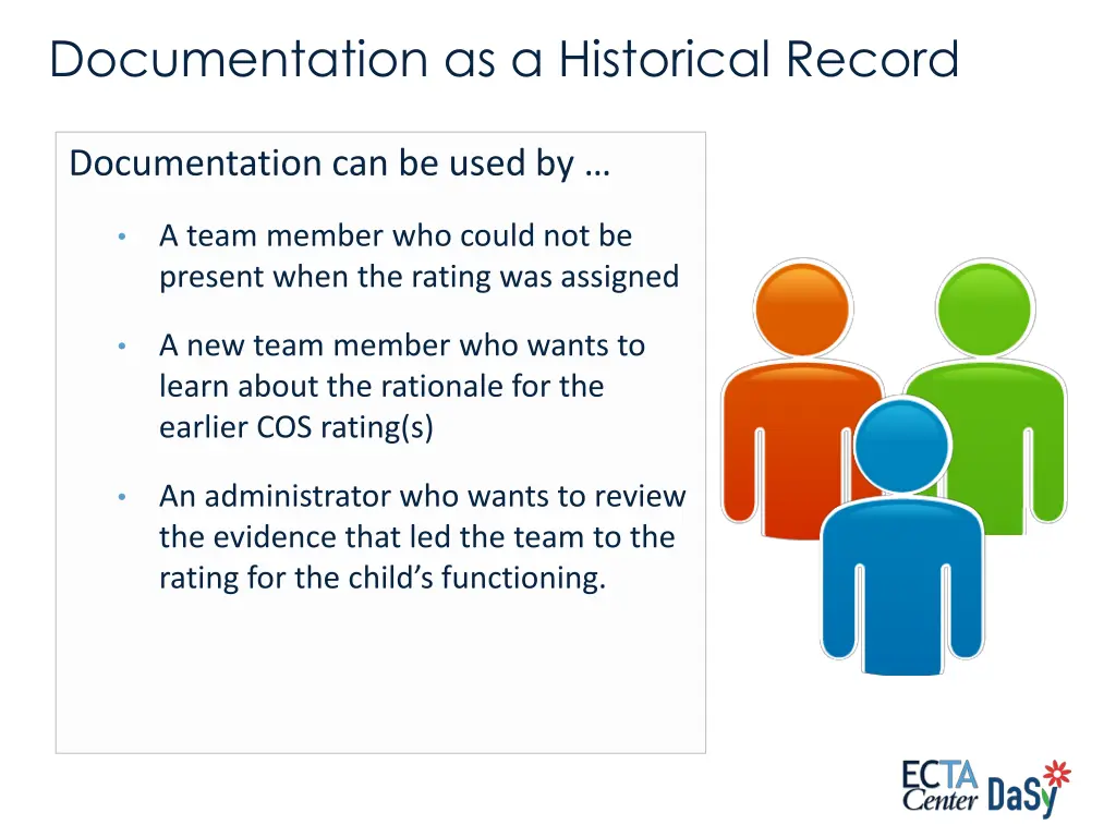 documentation as a historical record