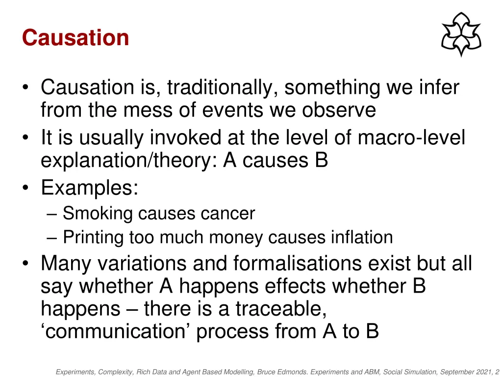 causation