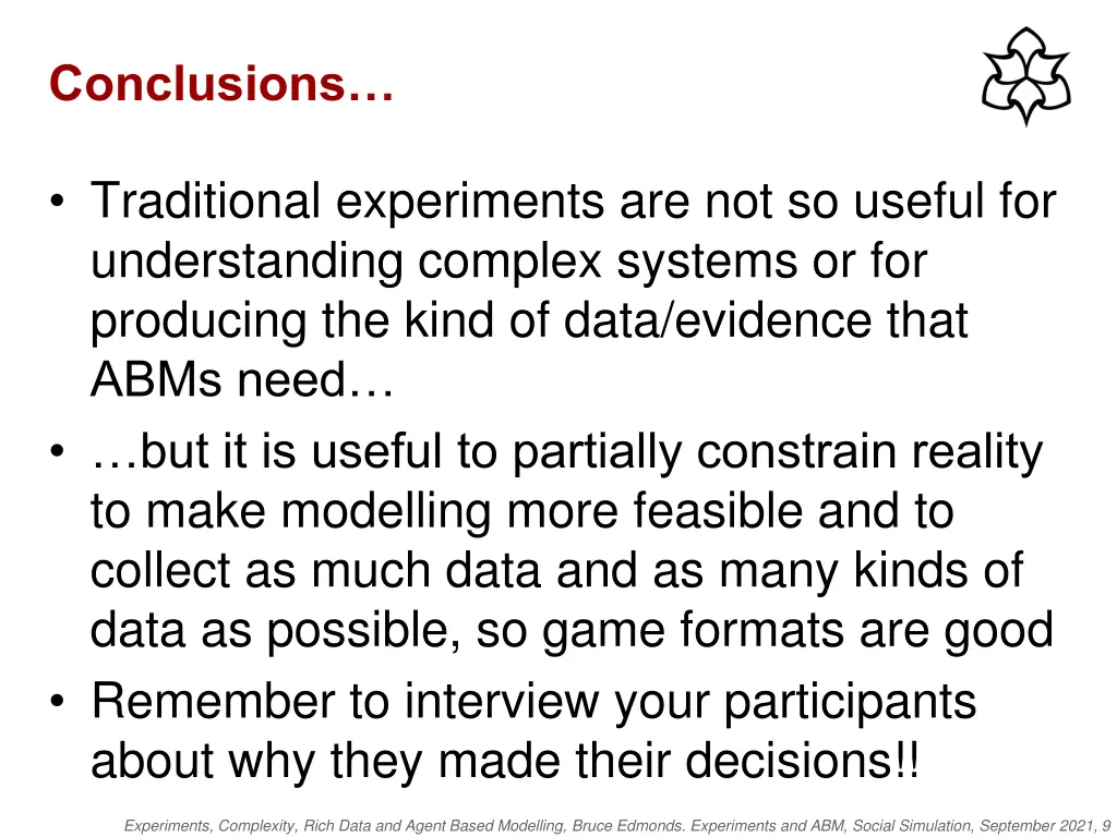 conclusions