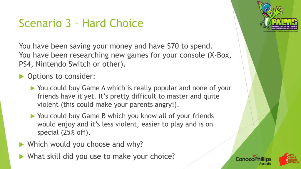 scenario 3 hard choice