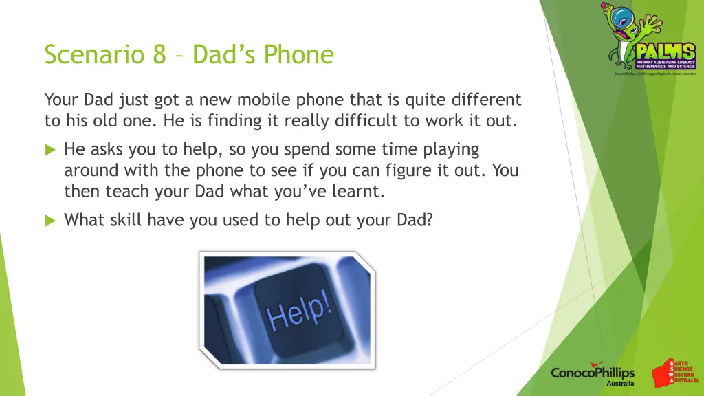 scenario 8 dad s phone