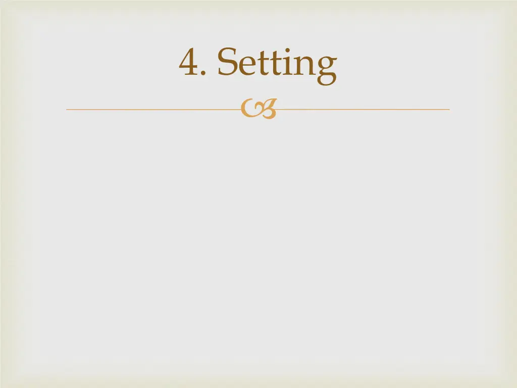 4 setting