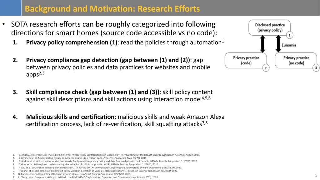 background and motivation research efforts