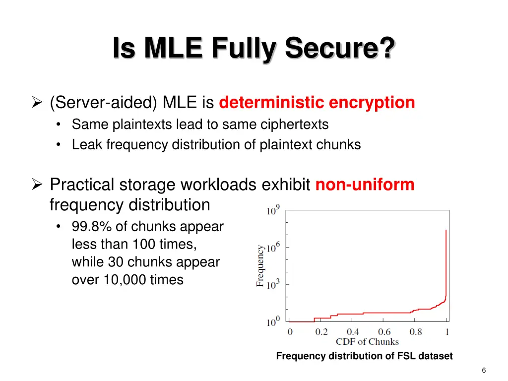 is mle fully secure