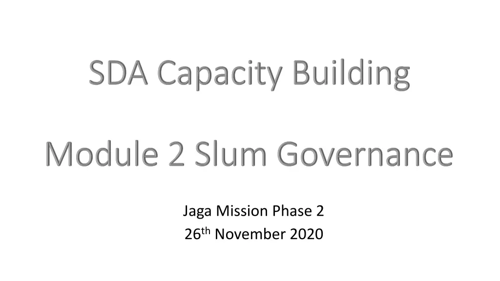 jaga mission phase 2 26 th november 2020