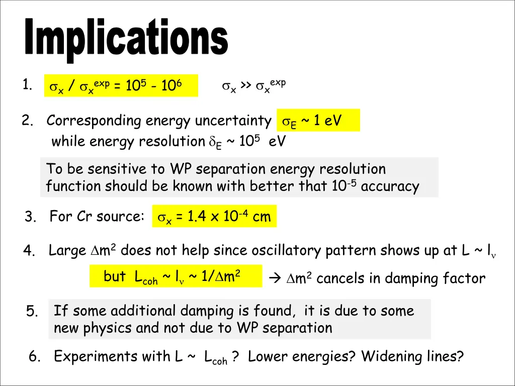 implications