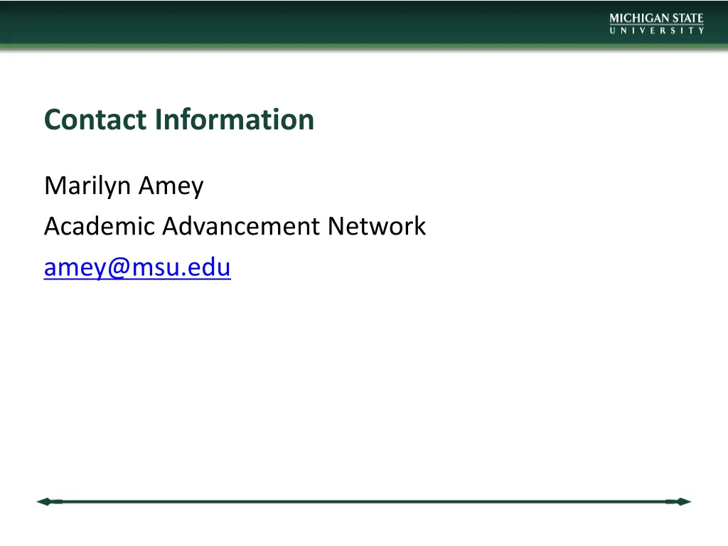 contact information