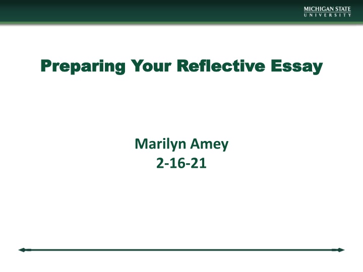 preparing your reflective essay preparing your