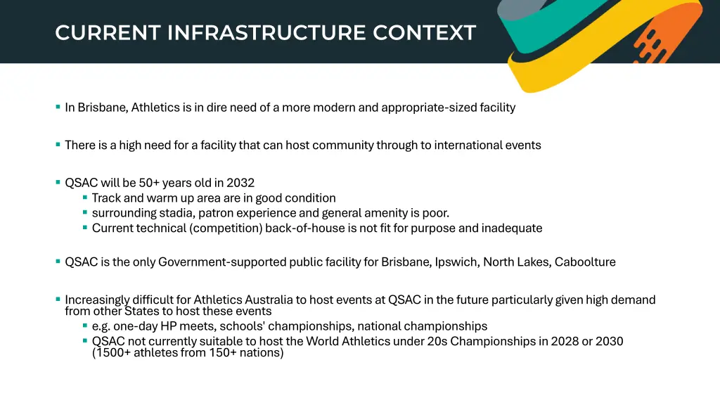 current infrastructure context