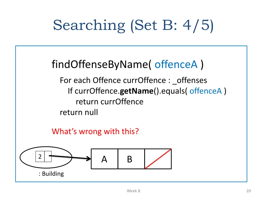 searching set b 4 5