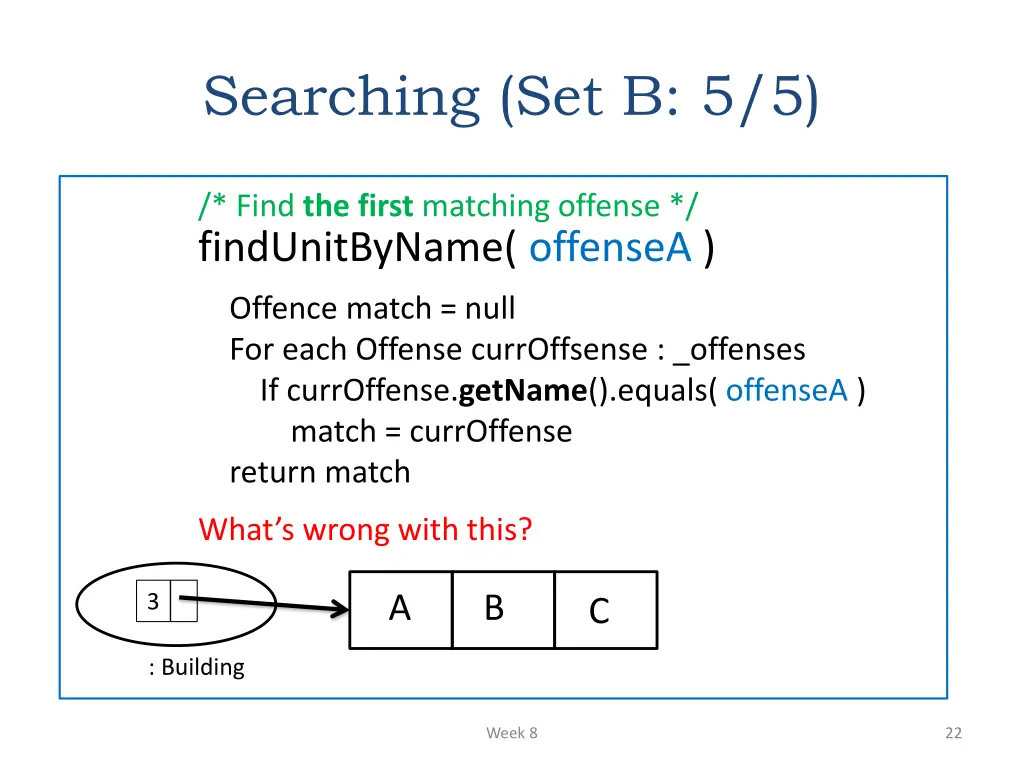 searching set b 5 5