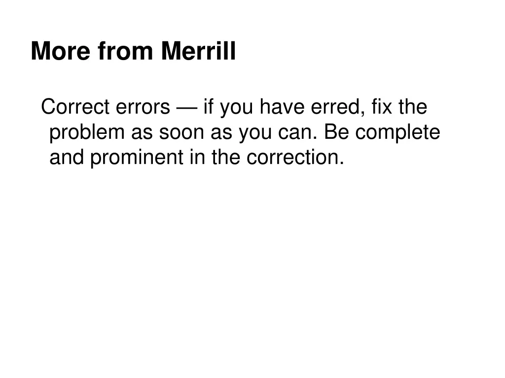 more from merrill