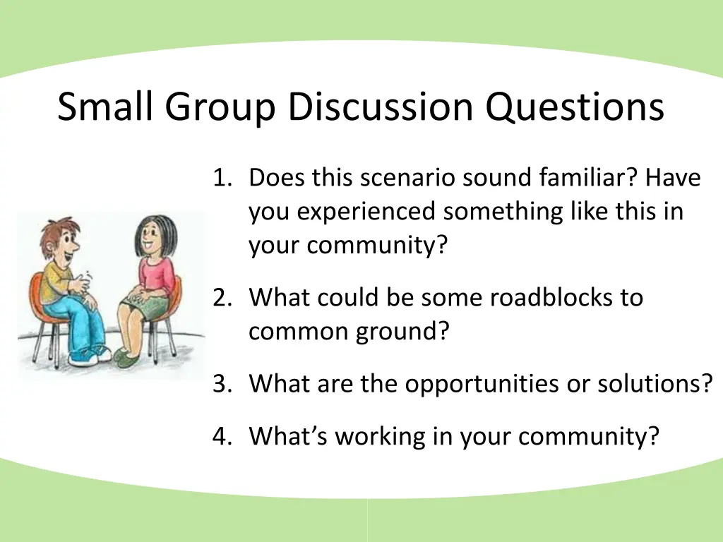 small group discussion questions