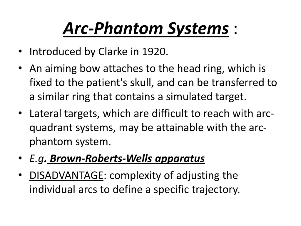 arc phantom systems
