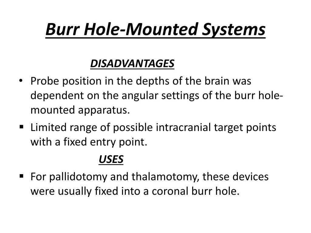 burr hole mounted systems 1