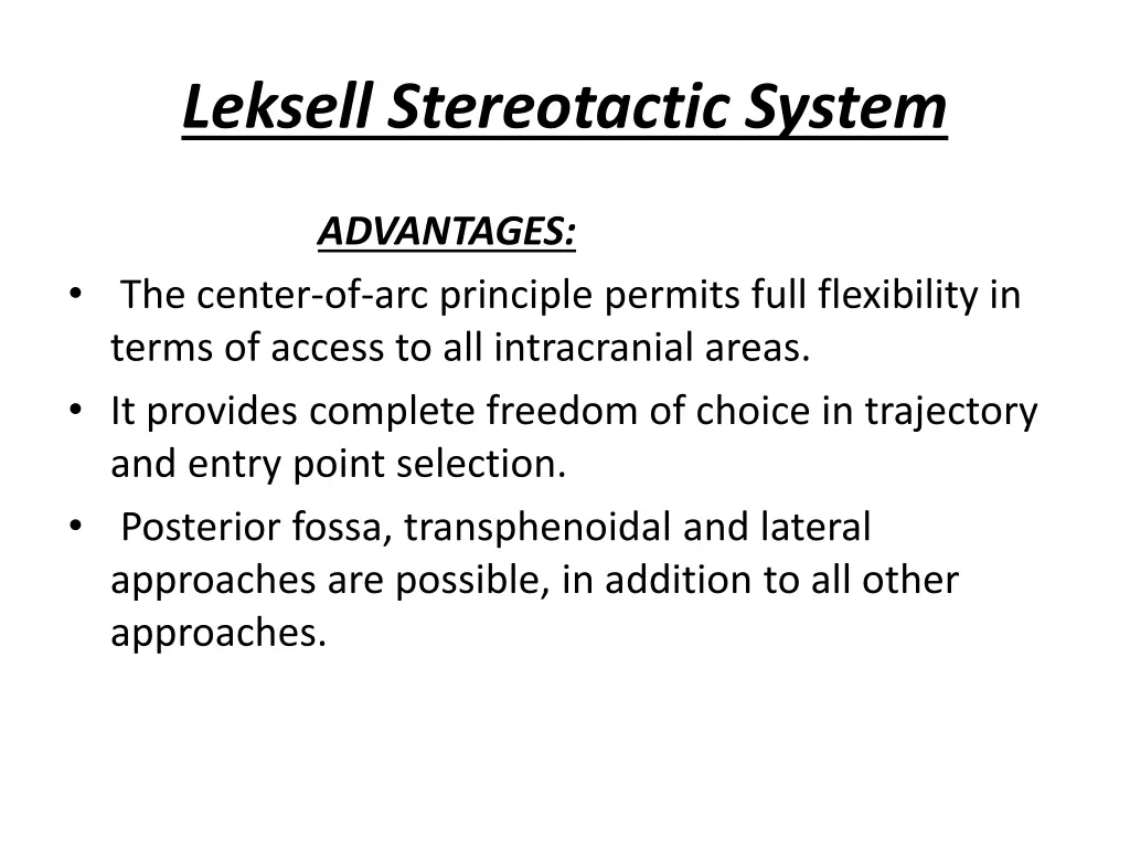 leksell stereotactic system 1