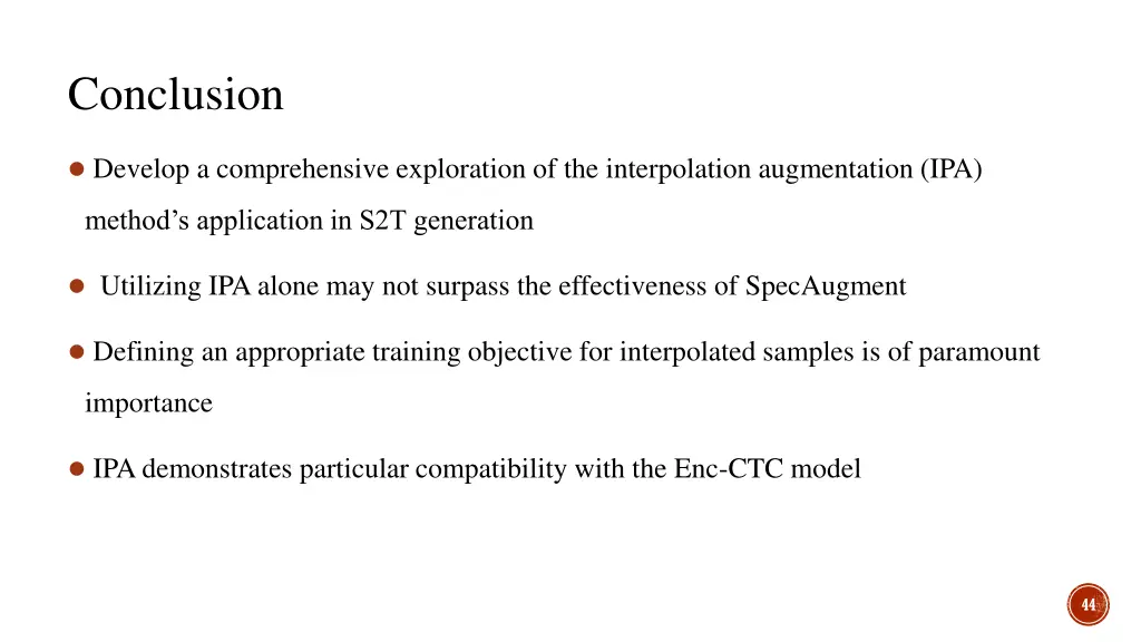 conclusion 1
