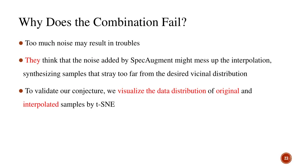 why does the combination fail