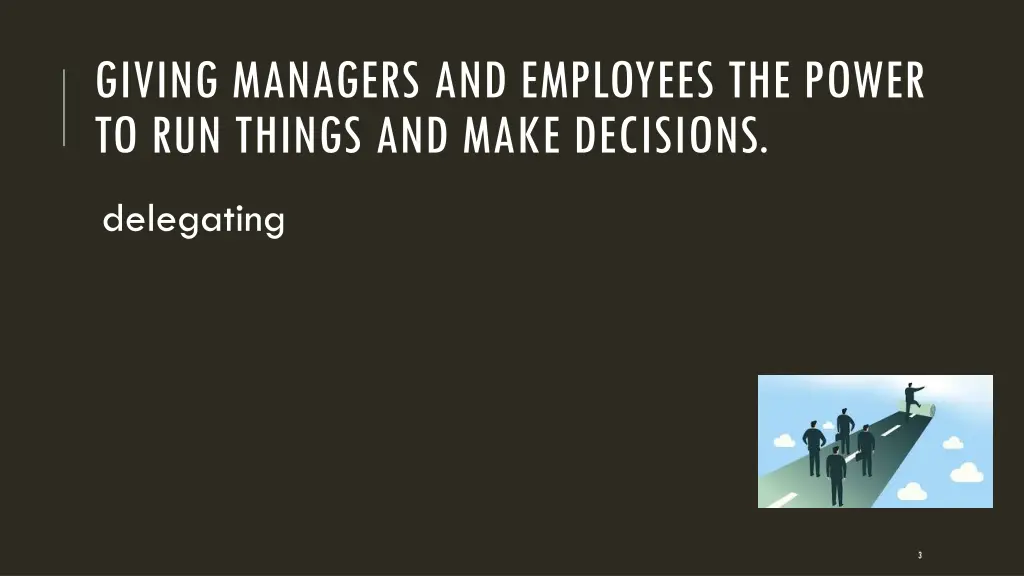giving managers and employees the power