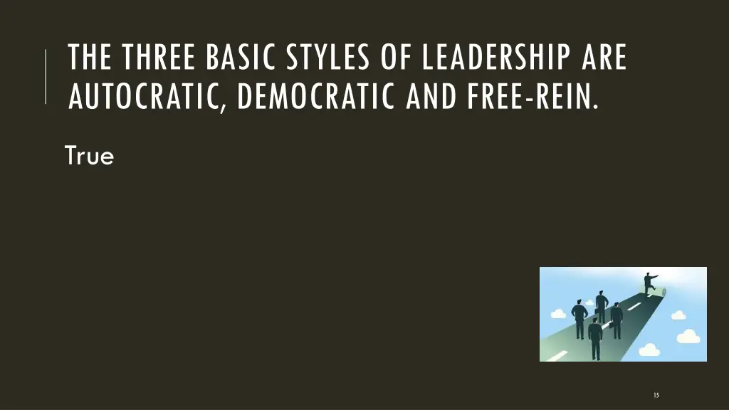 the three basic styles of leadership