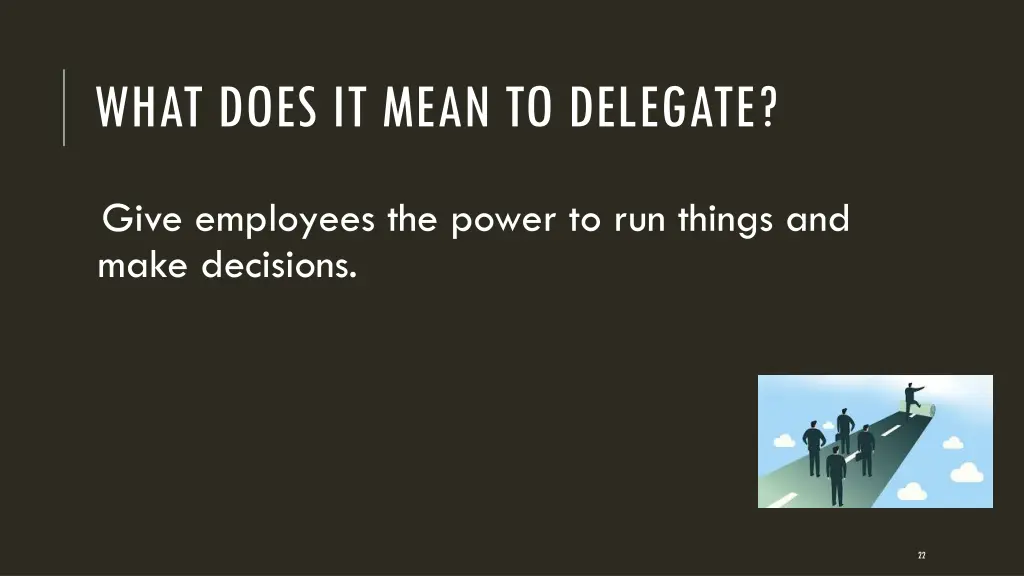 what does it mean to delegate