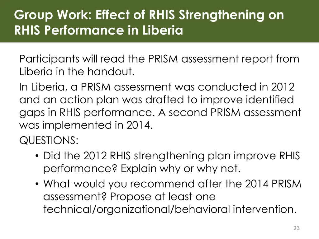 group work effect of rhis strengthening on rhis