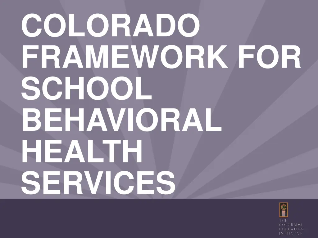 colorado framework for school behavioral health 1