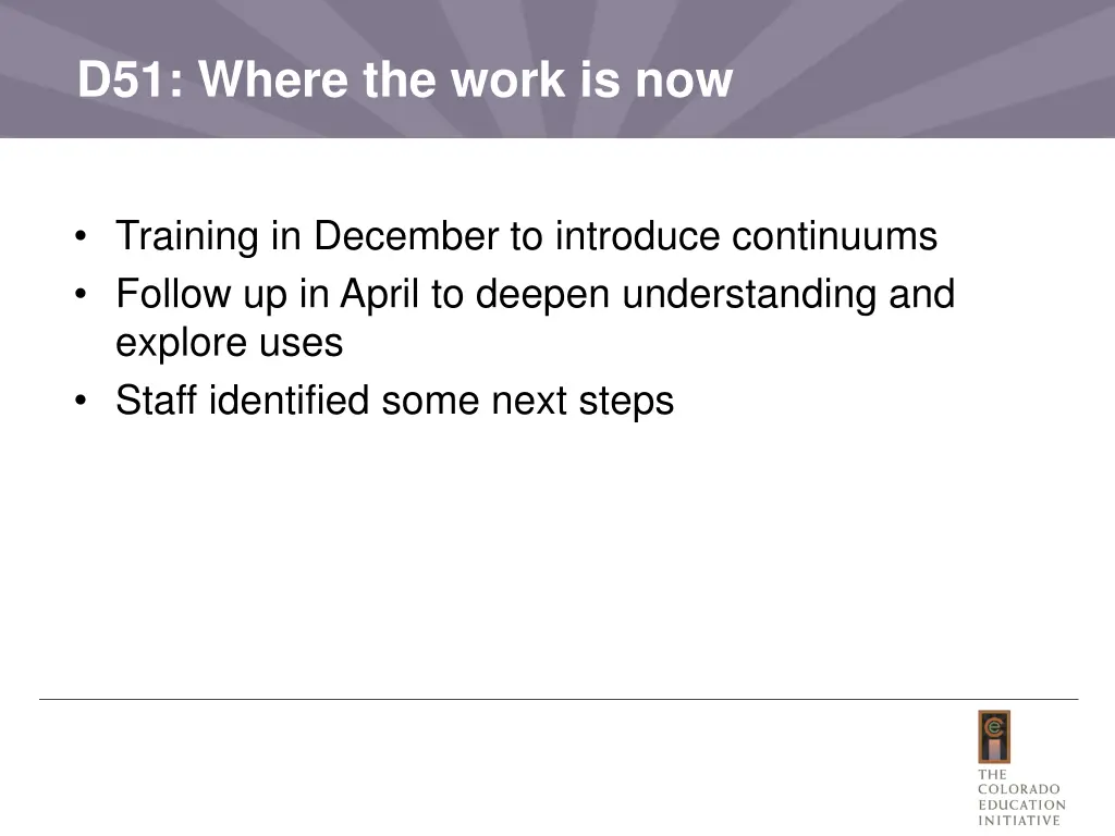 d51 where the work is now 1
