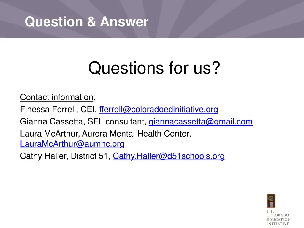 question answer