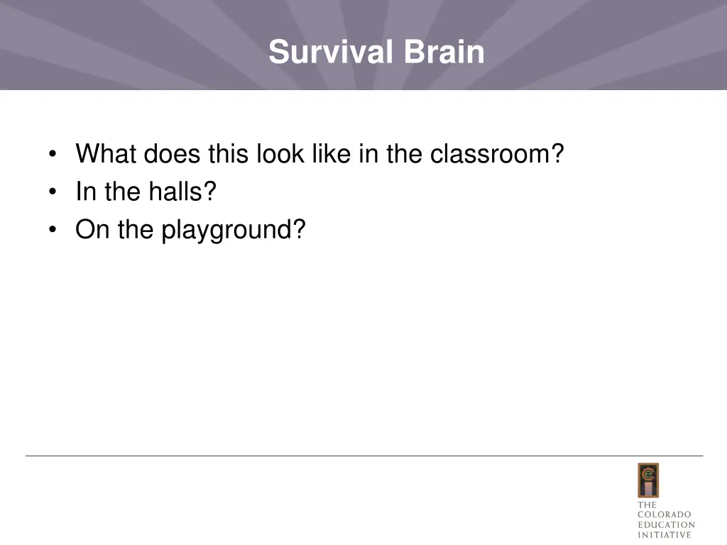 survival brain
