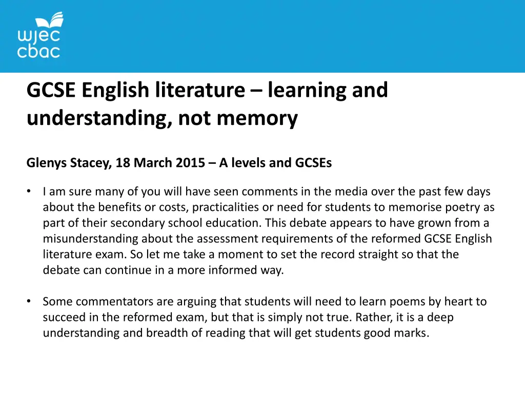 gcse english literature learning