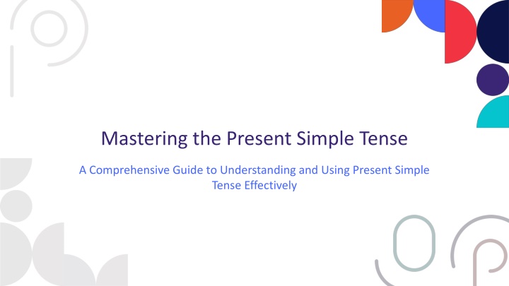 mastering the present simple tense