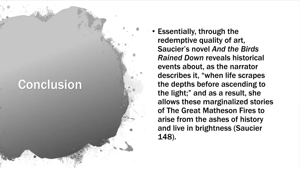 essentially through the redemptive quality
