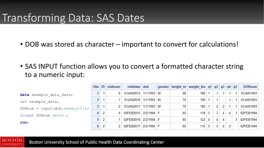 transforming data sas dates 1