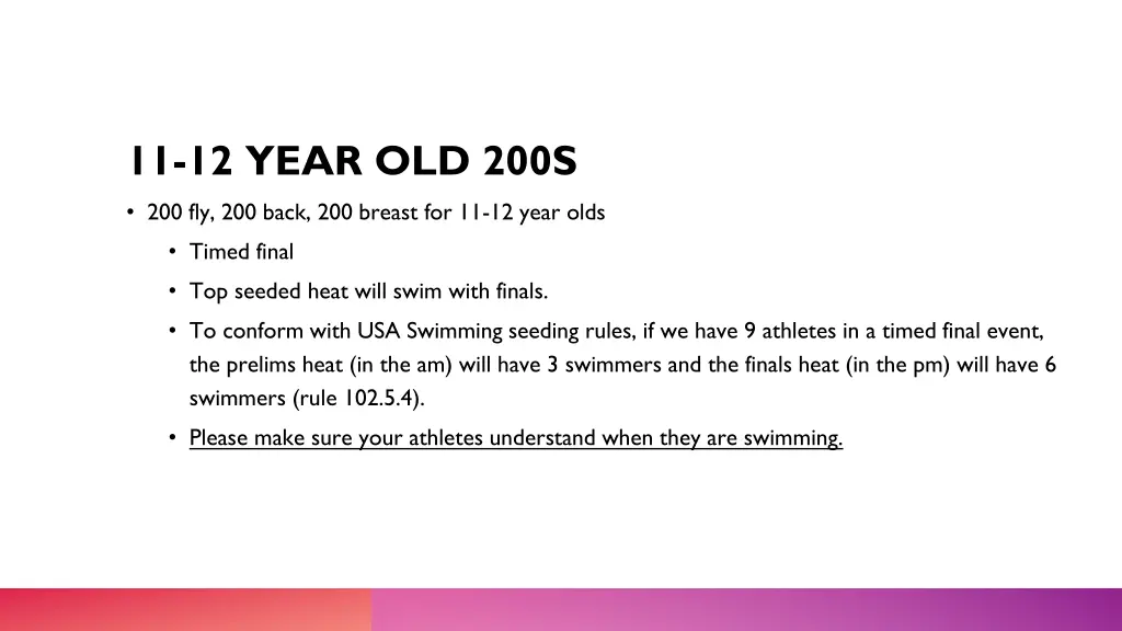 11 12 year old 200s 200 fly 200 back 200 breast