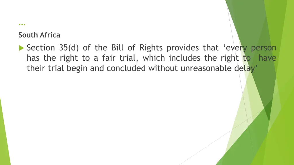 south africa section 35 d of the bill of rights